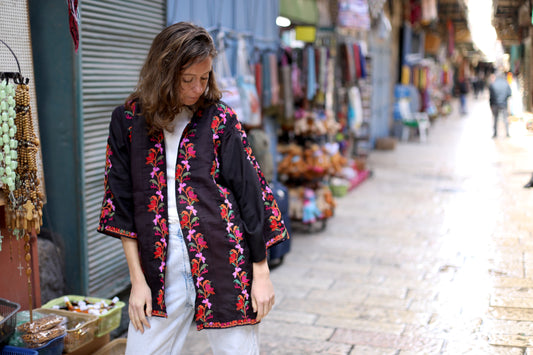 Blazer with Floral Tatreez | 1950–1960s